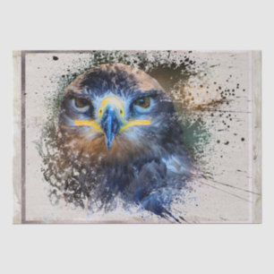 Falcon Bird Artwork Decoupage Tissue Paper