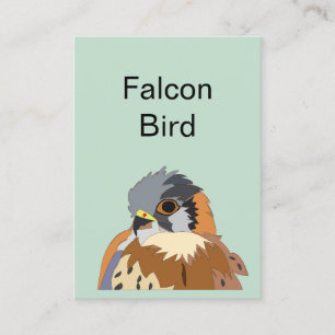 Falcon Bird Illustration Business Card