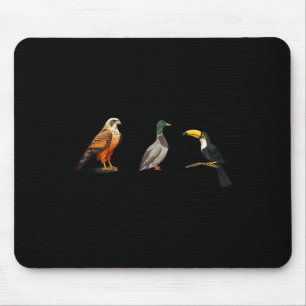 Falcon Duck Toucan Birds Subtle Anti Trump 1  Mouse Pad