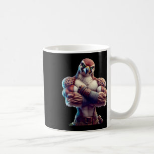 Falcon Flexing Fan Lover Bodybuilding Gym Workout Coffee Mug