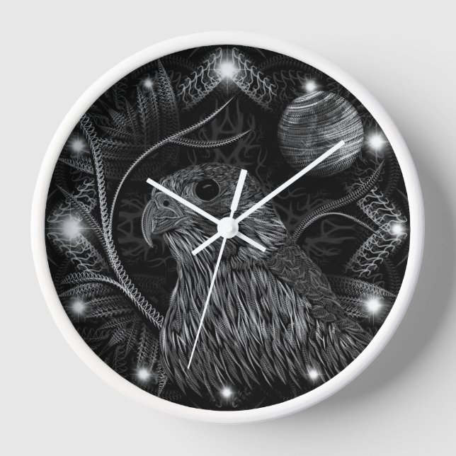Falcon Full Moon Clock (Front)