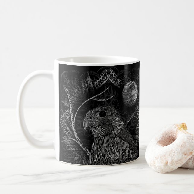 Falcon Full Moon Coffee Mug (With Donut)