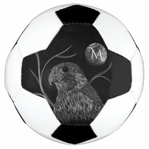 Falcon Full Moon Monogram Black Soccer Ball