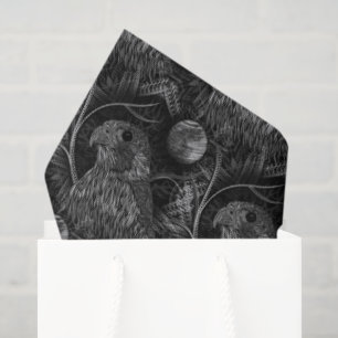 Falcon Full Moon Pattern Tissue Paper