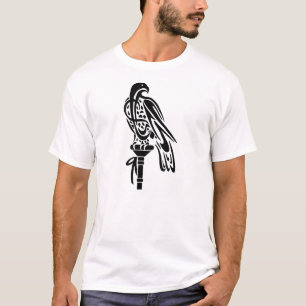 Falcon on Block Perch T-Shirt