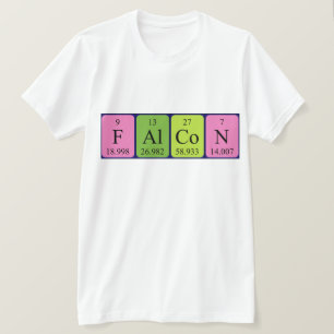 Falcon periodic table name shirt