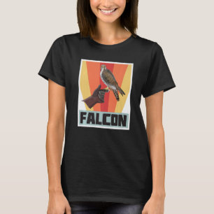Falcon Retro Vintage Falconry with Hawk and Eagle T-Shirt
