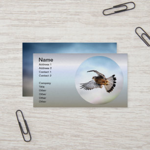 Falcon Soaring in the Sky Business Card