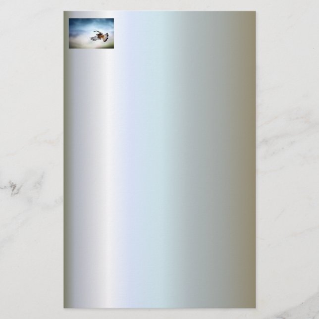 Falcon Soaring in the Sky Stationery (Front)
