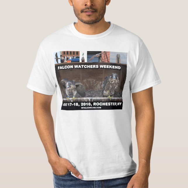 Falcon Watchers Weekend T-shirt (Front)