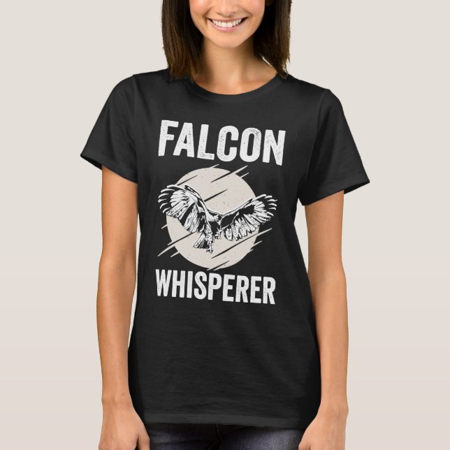 Falcon Whisperer Falconry T-Shirt (Front)