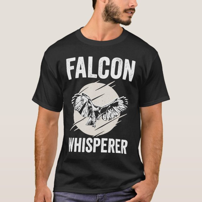 Falcon Whisperer Falconry T-Shirt (Front)