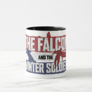 Falcon & Winter Soldier Red and Blue Graphic Mug