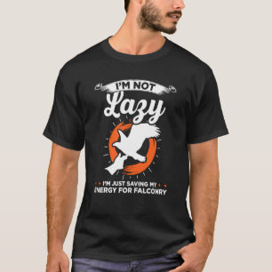 Falconer Falcon Hunter Falconer Tracker Duck Hunte T-Shirt