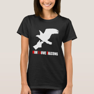 Falconer Falcon Hunter Falconer Tracker Duck Hunte T-Shirt