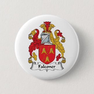 Falconer Family Crest 6 Cm Round Badge