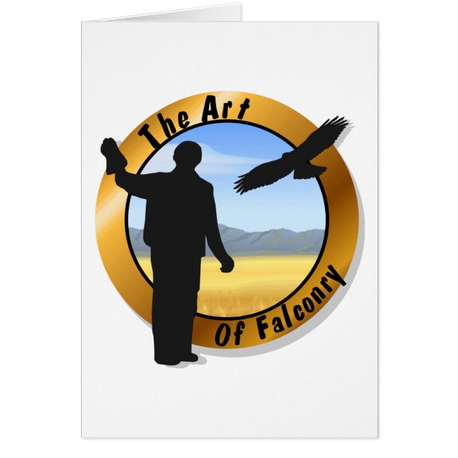 Falconer Medallion Round Card (Front)