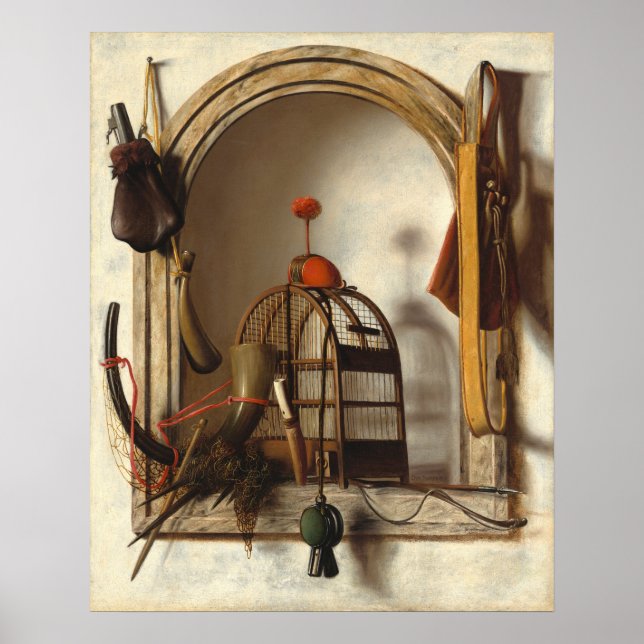 Falconry Gear, Christoffel Pierson Fine Art Poster (Front)