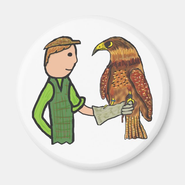 Falconry Magnet (Front)