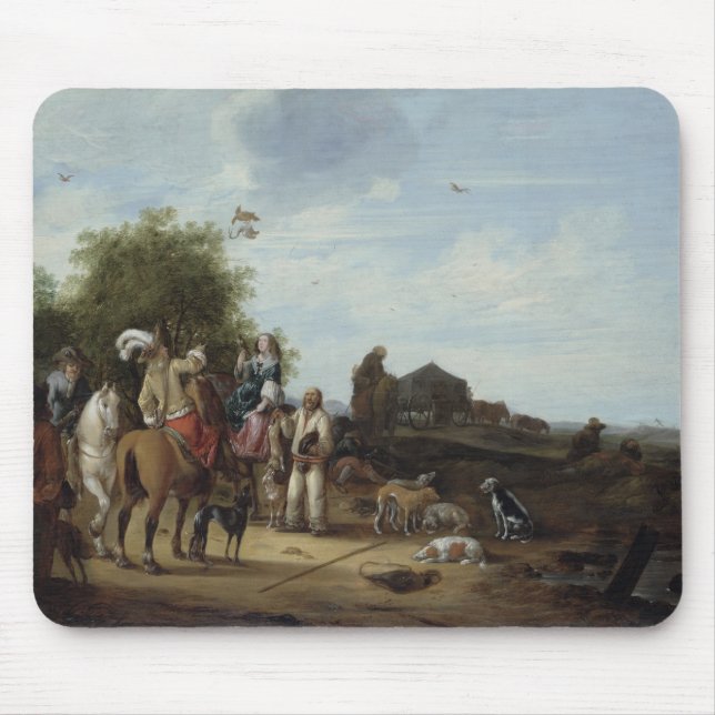 Falconry Mouse Pad (Front)