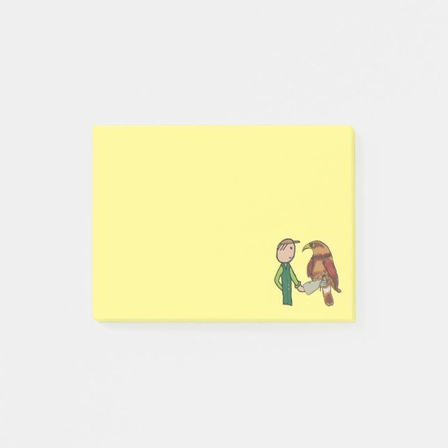 Falconry Post-it Notes (Front)