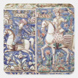 Falconry Square Sticker