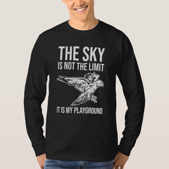Falconry The Sky Is My Playground T-Shirt (Front)