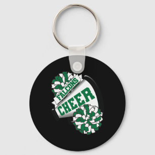 Falcons Cheer Ck To School Cheerleading Spirit G  Key Ring