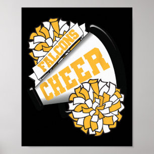 Falcons Cheer Ck To School Cheerleading Spirit Gy  Poster