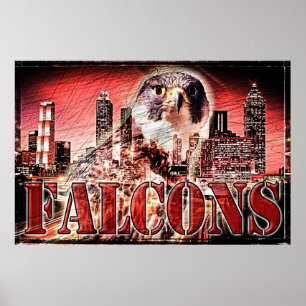 Falcons Football Poster