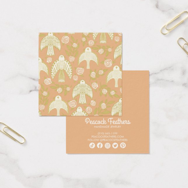 Falcons & Roses Earring Necklace Jewellery Display (Office)