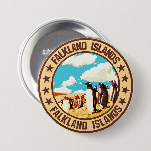 Falkland Islands 7.5 Cm Round Badge
