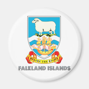 Falkland Islands Coat of Arms Magnet