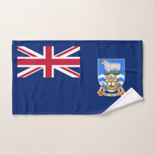 Falkland Islands Flag Bath Towel Set
