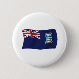 Falkland Islands Flag Button