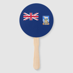 Falkland Islands Flag Hand Fan