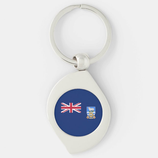 Falkland Islands Flag Key Ring (Front)