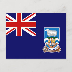 Falkland Islands Flag Postcard