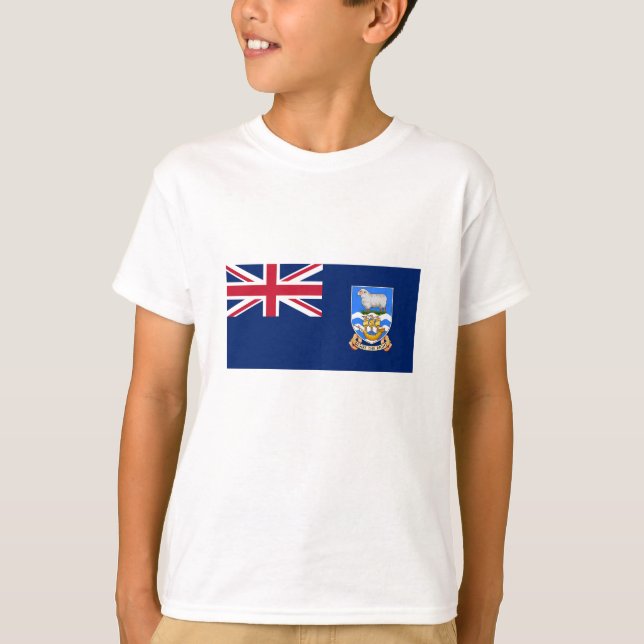 Falkland Islands Flag T-Shirt (Front)
