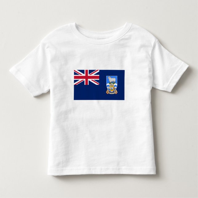 Falkland Islands Flag Toddler T-Shirt (Front)