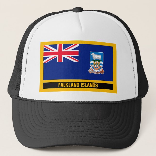 Falkland Islands Flag Trucker Hat (Front)