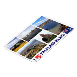 Falkland Islands - I Love - Magnet