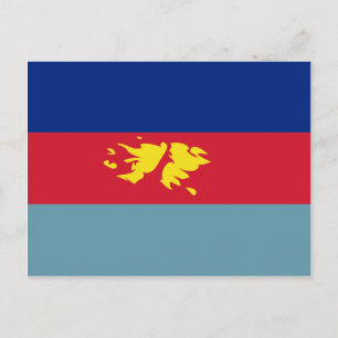 Falkland Islands (Malvinas) defence Flag FK Postcard