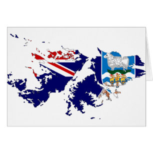 Falkland Islands (Malvinas) Flag Map FK
