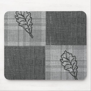 Fall 4 corners Grey Tones Mouse Pad
