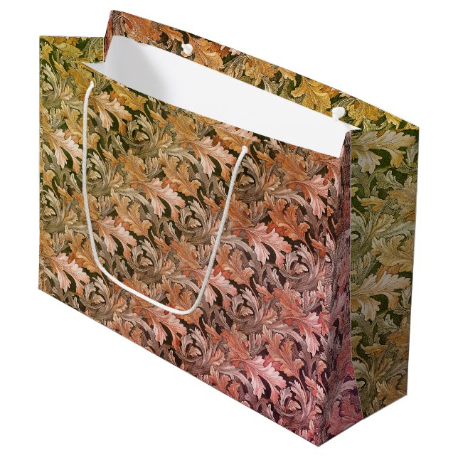 Fall Acanthus  Large Gift Bag (Front Angled)