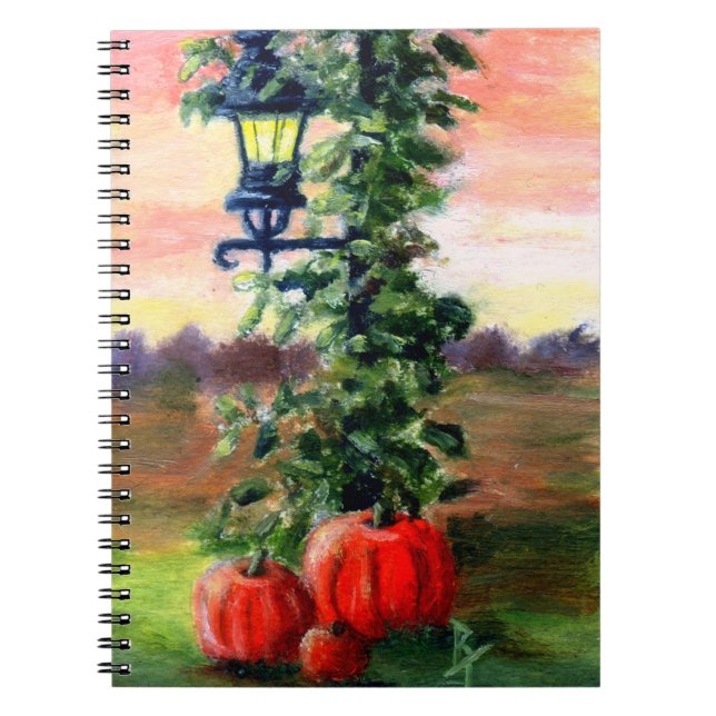 Fall aceo spiral notebook (Front)