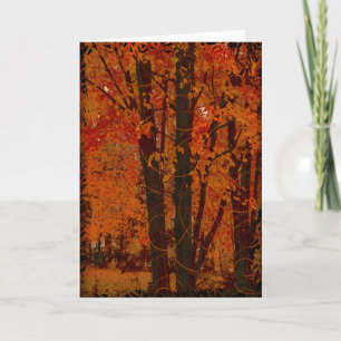 Fall Afternoon Greeting Card. Card