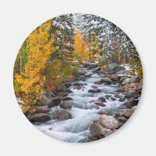 Fall along Bishop creek, California Magnet