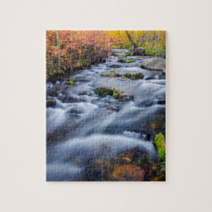 Fall along Lundy Creek, California Jigsaw Puzzle